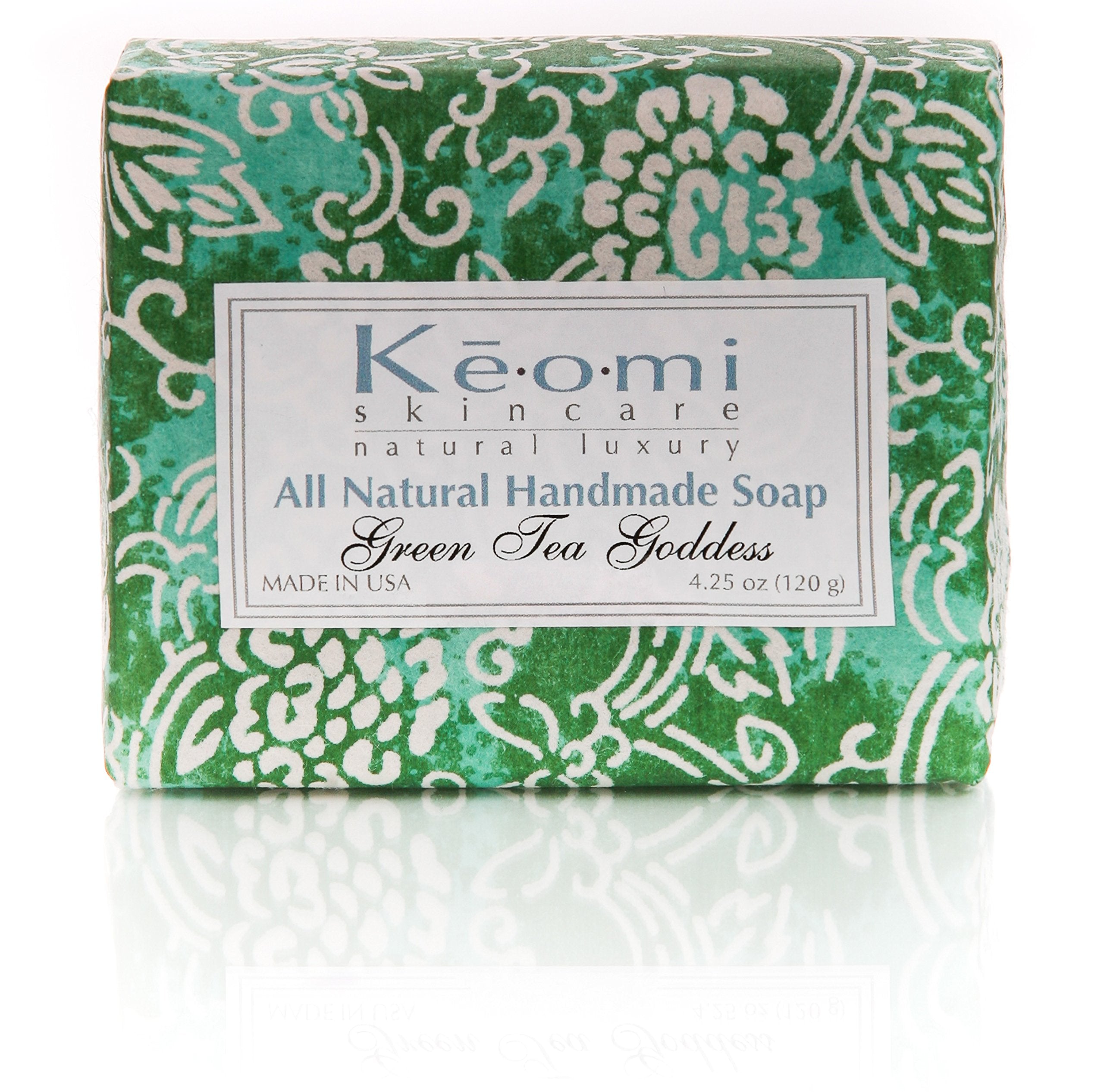 ORGANIC - ALL NATURAL - HANDMADE SOAP GIFT SET - Pure Aromatherapy Grade - 4 Full Size Bars - Wrapped in Handmade Decorative Paper - Comes in Elegant Embossed Gift Box